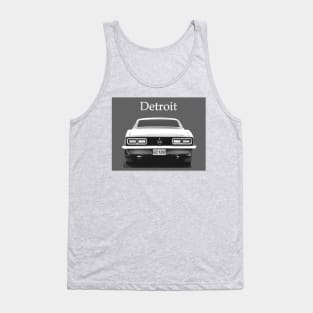 Detroit Muscle BW Tank Top